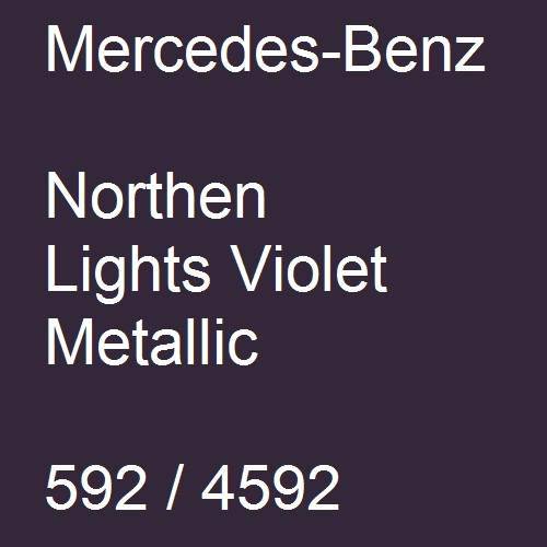 Mercedes-Benz, Northen Lights Violet Metallic, 592 / 4592.